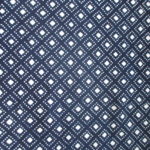natural artisanal hand dyed blue and white indigo cotton fabric textile geometric pattern