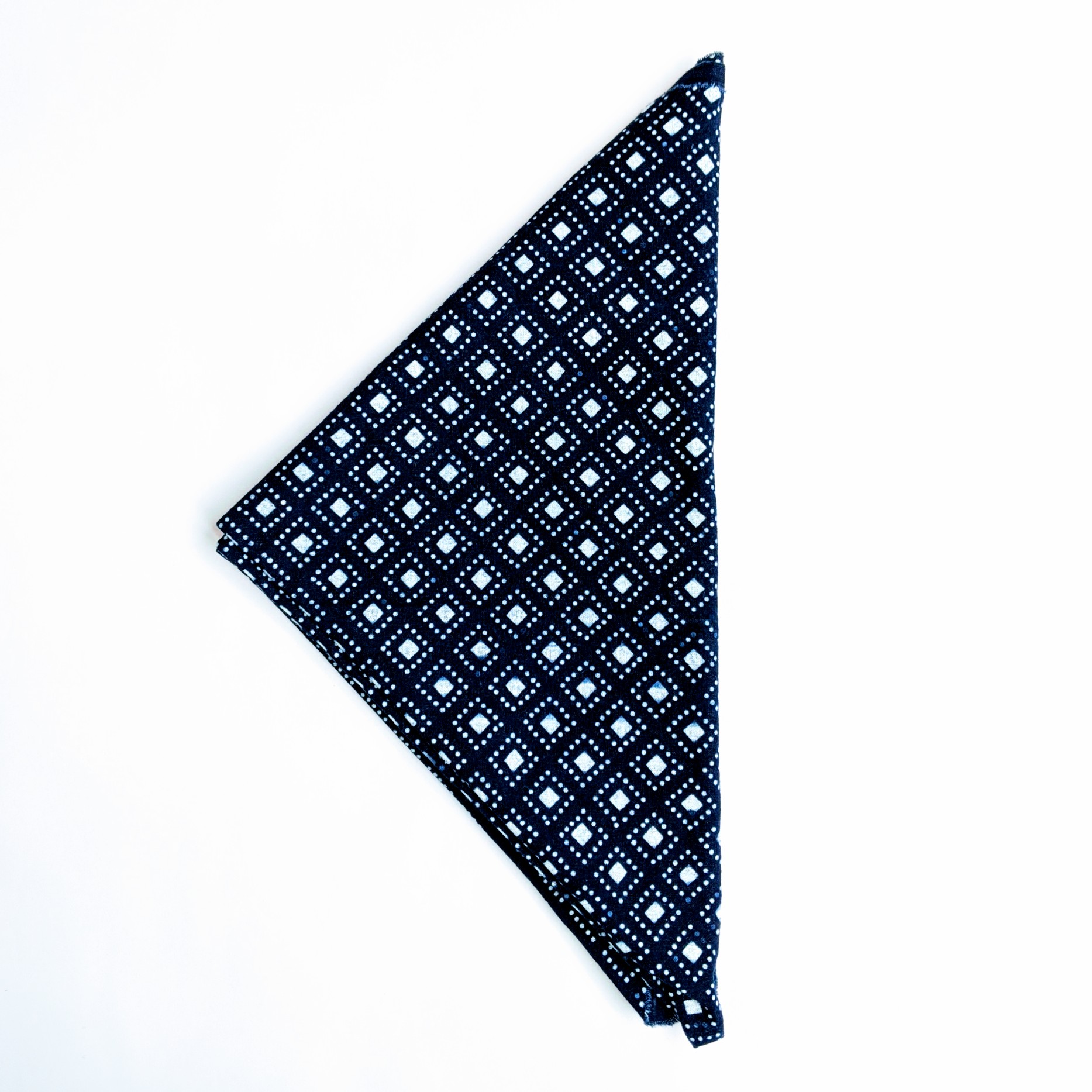 natural indigo dye cotton bandana face scarf